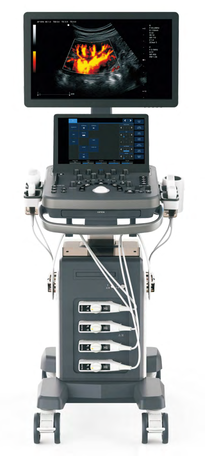 Trolley Color Doppler Ultrasound System